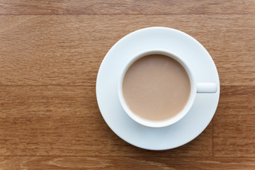 cup of chocolate isolated on white background
