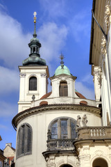 Obraz premium Prague. Dome of the old church