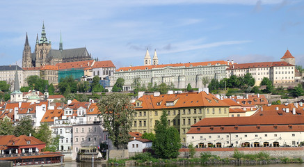 Fototapeta na wymiar Panorama miasta Praga. HDR