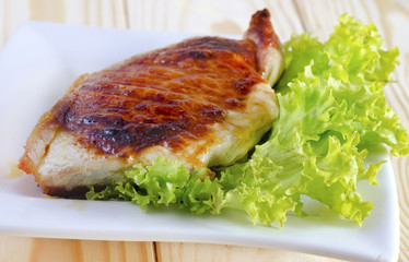 fried meat