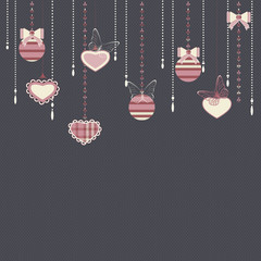 St.Valentine`s Day postcard