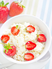 cottage with strawberry