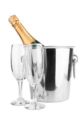 bottle of champagne