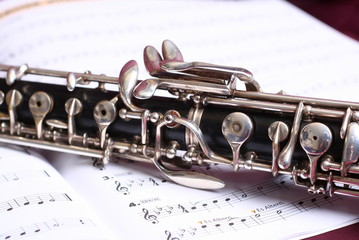 Teil einer Oboe