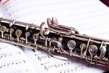 Teil einer Oboe