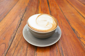 Hot cappuccino