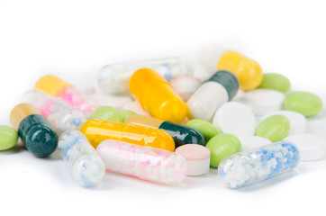auswahl an tabletten