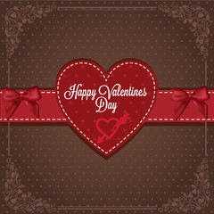 vintage valentines card