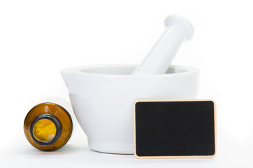 schüssler salze mit mörser und schild