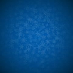 Blue background with blue snowflakes