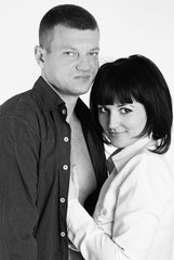 A beautiful young lovebirds