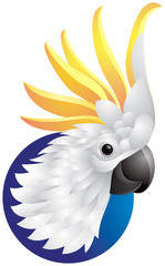 Cockatoo head logo