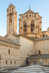 Fototapeta na wymiar Poblet Monastery near Barcelona in Catalonia, Spain