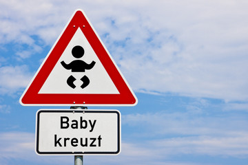 Schild Baby  