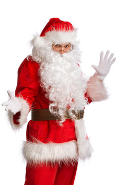 Santa Claus isolated on white