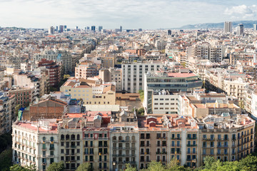 Buildings in Barcelona, Spain