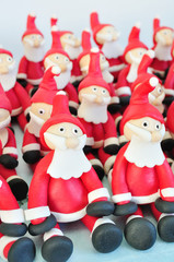 Fondant Santas