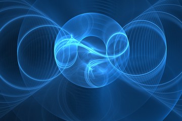 Background blue circle fon