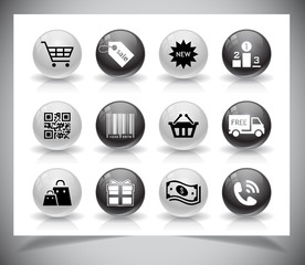 Shopping icons
