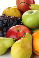 Composition of different fruits close up