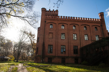 Rzucewo Castle in Poland Pomerania Region