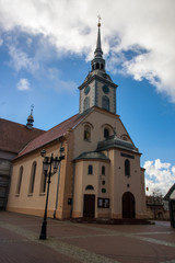 Obraz premium Wejherowo old town in Poland in Pomerania region