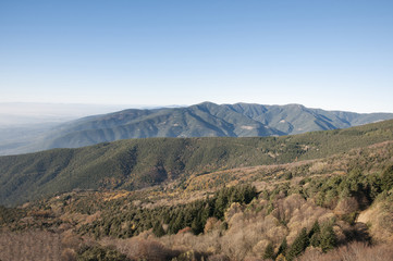 Fototapeta na wymiar Montseny mountains in Barcelona