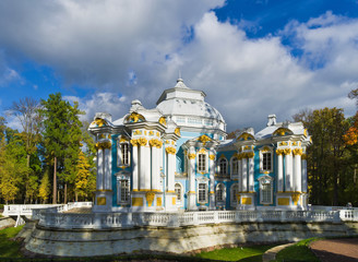 Hermitage Pavilion in Catherine Park. Tsarskoe Selo, Russia