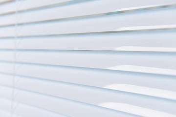Obraz premium White jalousie, close up