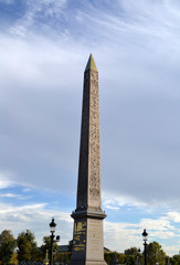 Luxor obelisk in the Place de la Concorde, Paris