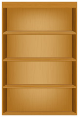 book shelves vector