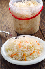 Sauerkraut with carrot