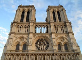 Obraz na płótnie Canvas Notre Dame Cathedral in Paris, France