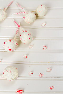 Peppermint Chocolate Cake Pops