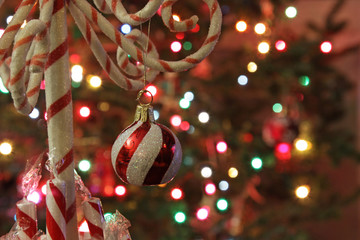 Candy Cane Tree Ornament