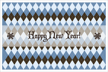Fototapeta premium New year greetings card