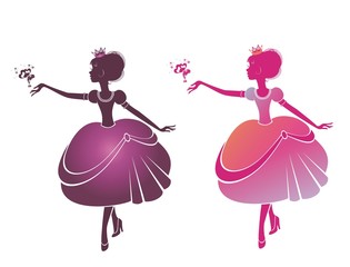 Маленькая принцесса с птичкой