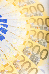 Euro banknotes  spread over the floor - European currency