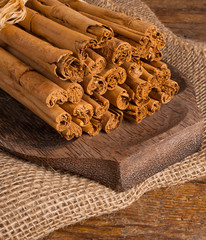 Bunch of Ceylon cinnamon