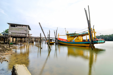 Boat at jetty
