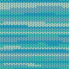 Illustration seamless knitted pattern.