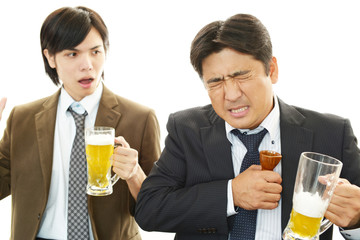 酔ったビジネスマン