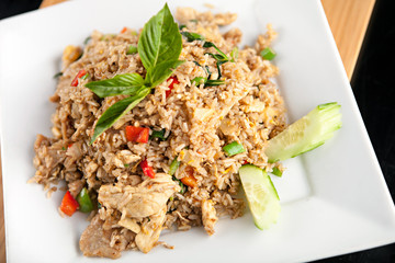 Thai Fried Rice with Chicken