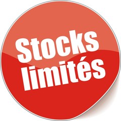 étiquette stocks limités