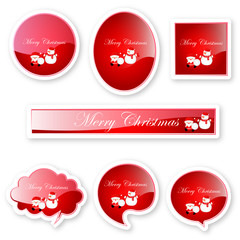 クリスマス　フレーム　サンタ