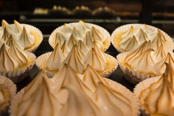 Lemon Tarts with Charred Whip