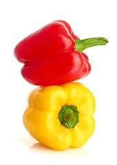 Red and yellow sweet pepper