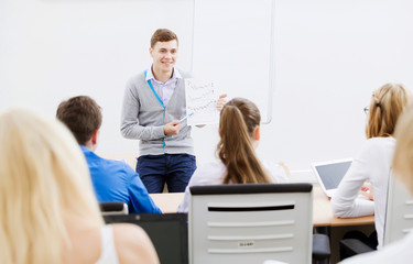 Obraz premium Teacher at lesson