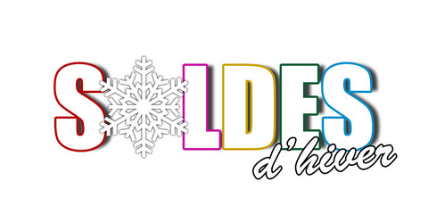Fototapeta premium Soldes d'hiver