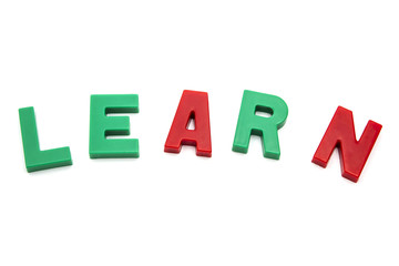 magnet alphabet LEARN